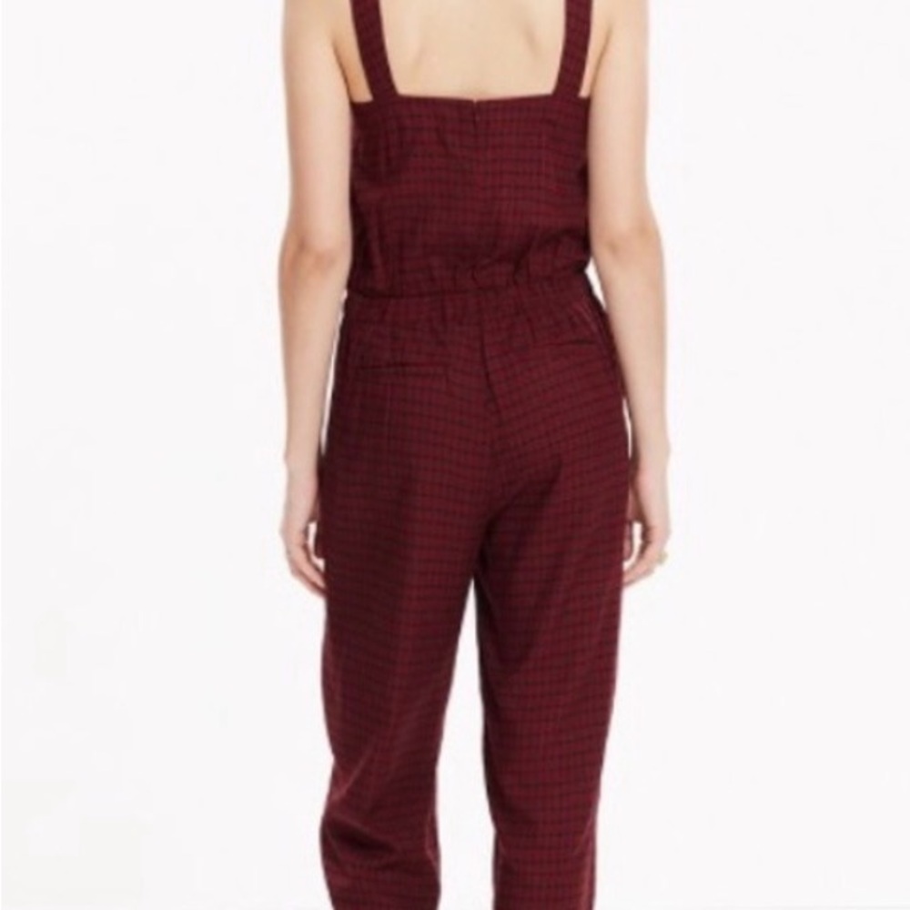Madewell Tompkins Tank Jumpsuit in Hashtag Stripe Size Large - Picture 3 of 7